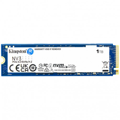 Kingston 1TB NV3 SSD M.2 2280 PCIe 4.0 NVMe, Read: 6,000/ Write: 4,000MB/s