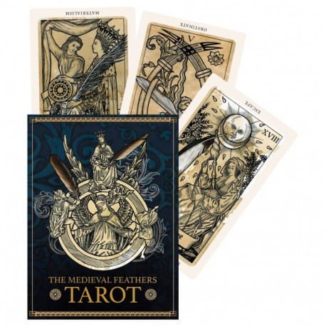Tarot Cards The Medieval Feathers Blue Angel
