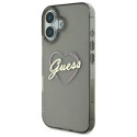 Guess GUHCP16MHCHGSPK iPhone 16 Plus 6.7" black/black hardcase IML Heart