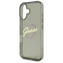 Guess GUHCP16MHCHGSPK iPhone 16 Plus 6.7" black/black hardcase IML Heart