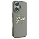 Guess GUHCP16MHCHGSPK iPhone 16 Plus 6.7" black/black hardcase IML Heart