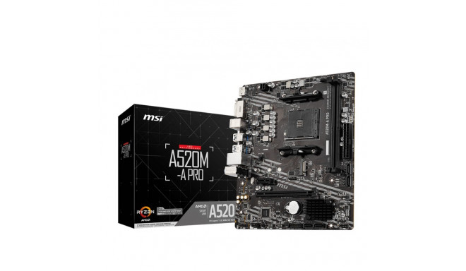 MSI A520M-A PRO emaplaat