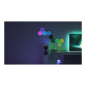 Nanoleaf|Shapes Black Hexagons Starter Kit (9 panels)|42 W|WiFi