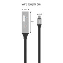 PremiumCord USB-C repeater, extension cable Male-Female, 5Gbps Aluminium 15m
