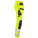 Jobman Practical ripptaskutega vööpüksid 2377 Hi-Vis kollane 50