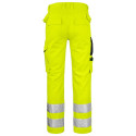 Jobman Practical ripptaskutega vööpüksid 2377 Hi-Vis kollane 50