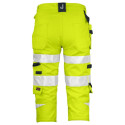 Jobman ripptaskutega 3/4 vööpüksid 2217 Hi-Vis kollane 48