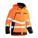 Jobman jope 1283 Hi-Vis oranž/must L