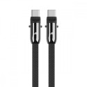 USB C 2in1 cable black 1.2 m