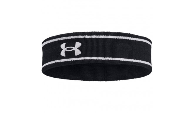 Opaska na głowę Under Armour Striped Performance Terry HB czarna 1373118 001