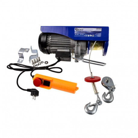 Elektriskā virves vinča 400/800kg G01089 GEKO