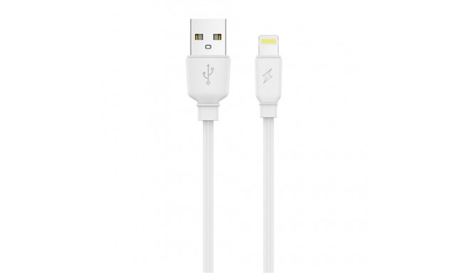 Jellico B15 Durable-Soft iPhone & iPad Lightning to USB Data & Fast 3.1A Charger Cable 1m White