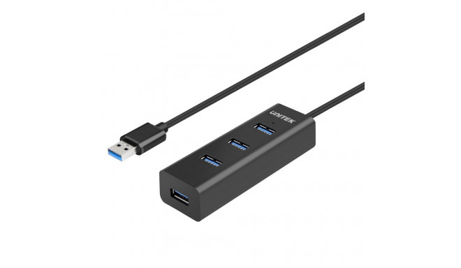 UNITEK Y-3089V01 liidesehub USB 3.2 Gen 1 (3.1 Gen 1) Type-A 5000 Mbit/s must