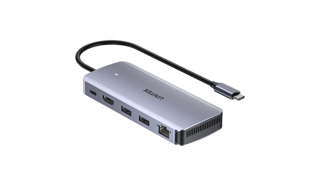 UNITEK ACTIVE HUB USB-C 10GBPS,M.2,HDMI, PD 100W