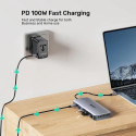 UNITEK ACTIVE HUB USB-C 10GBPS,M.2,HDMI, PD 100W