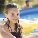 Intex 28132SZ above ground pool Inflatable pool Round 5621 L Blue