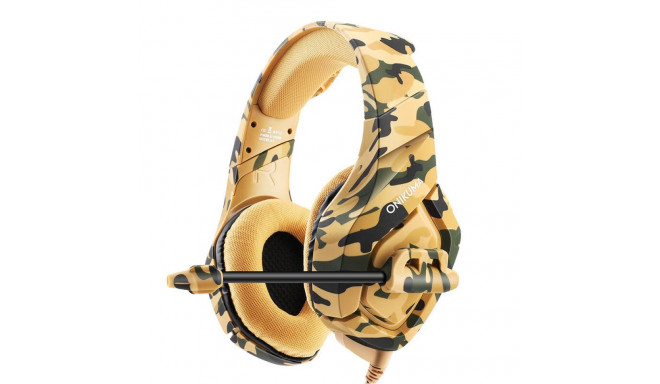 ONIKUMA K1-B Gaming headset (Yellow)