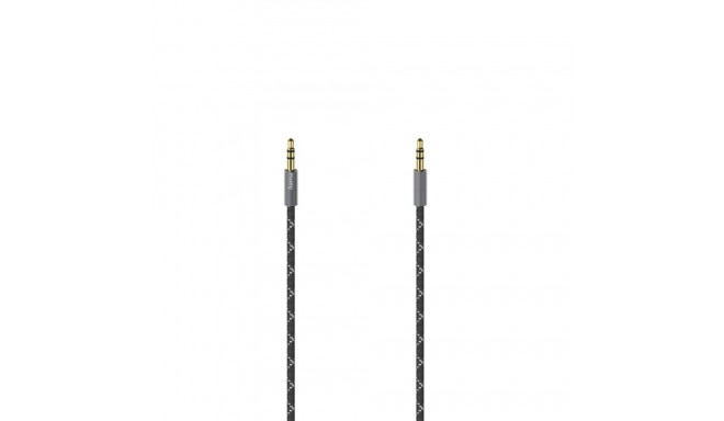Hama 00205129 Audio Cable 0.75 m 3.5mm Black/Grey