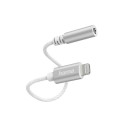 Hama 00187210 Lightning Adapter to 3.5mm Audio Socket, White Hama 00187210 Lightning Adapter to 3.5mm Audio Socket, White