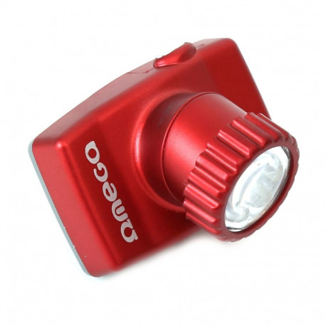 Omega OHL8 headlamp with 8 LEDs | strap | red