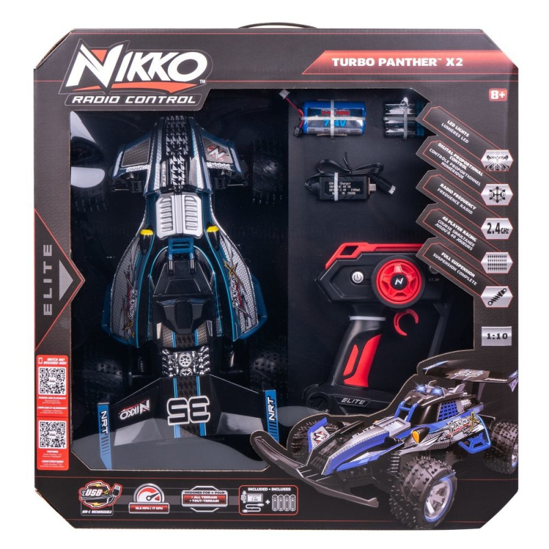 NIKKO Radio control vehicle Turbo Panther X2 1 10 RC cars Photopoint.lv