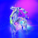 4M KidzMaker DIY set Holographic Light Up Origami Unicorn