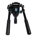 Sirui SVH15 tripod head Black Aluminium 1/4, 3/8&quot; Fluid