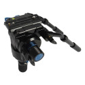 Sirui SVH15 tripod head Black Aluminium 1/4, 3/8&quot; Fluid