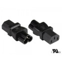 Alcasa PA-0630S power plug adapter C6 C13 Black