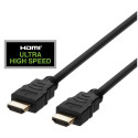 Deltaco HU-10 HDMI cable 1 m HDMI Type A (Standard) Black