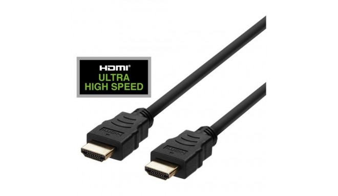 Deltaco HU-10 HDMI cable 1 m HDMI Type A (Standard) Black