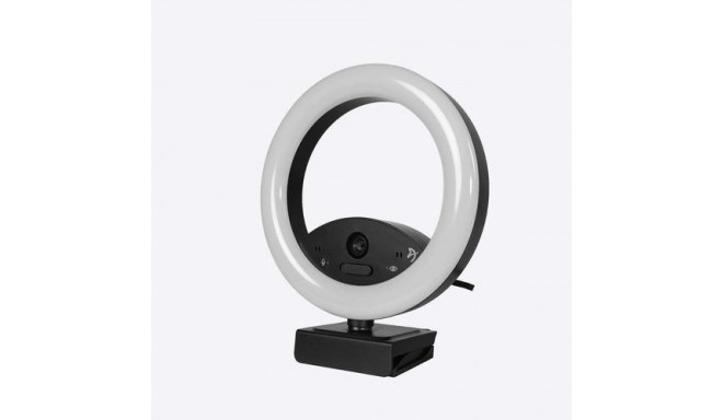 Arozzi Occhio True Privacy Ring Light webcam 2 MP 1920 x 1080 pixels USB 2.0 Black
