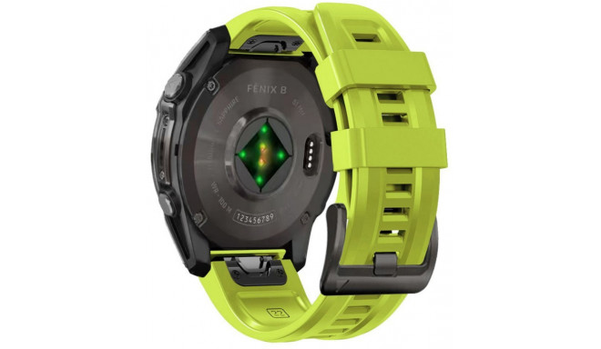 Tech-Protect kellarihm Silicone Garmin fenix 5X/5X Plus/6X/6X Pro/7X/8 51mm, lime