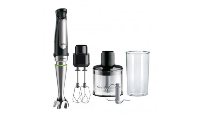 Braun MultiQuick 7 0X22111427 blender Immersion blender 1000 W Black, Satin steel