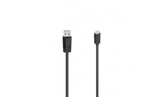 Hama 00200608 USB cable USB 2.0 1.5 m Micro-USB A USB A Black