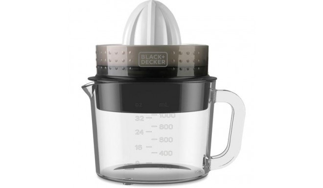 Black &amp; Decker BXCJ30E juice maker 30 W Black, Transparent