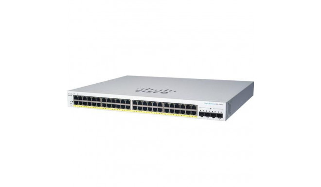 Cisco CBS220-24P-4X Managed L2 Gigabit Ethernet (10/100/1000) Power over Ethernet (PoE) White