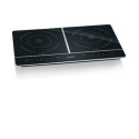 Severin DK 1031 Black Countertop Zone induction hob 2 zone(s)