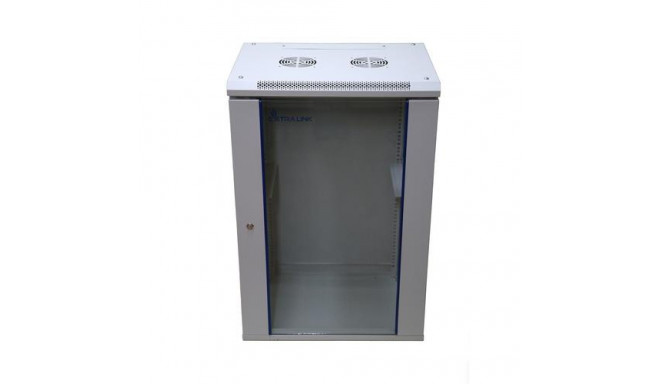 Extralink Rackmount cabinet 18U 600x450 Gray wall mounted