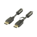 Deltaco DP-1050 DisplayPort cable 5 m Black