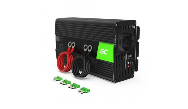 Green Cell INV23 power adapter/inverter Auto 1000 W Black