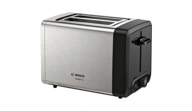 Bosch TAT4P420 toaster 2 slice(s) 970 W Black, Stainless steel