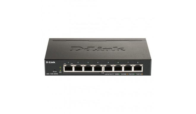 D-Link DGS-1100-08PV2 network switch Managed L2/L3 Gigabit Ethernet (10/100/1000) Power over Etherne