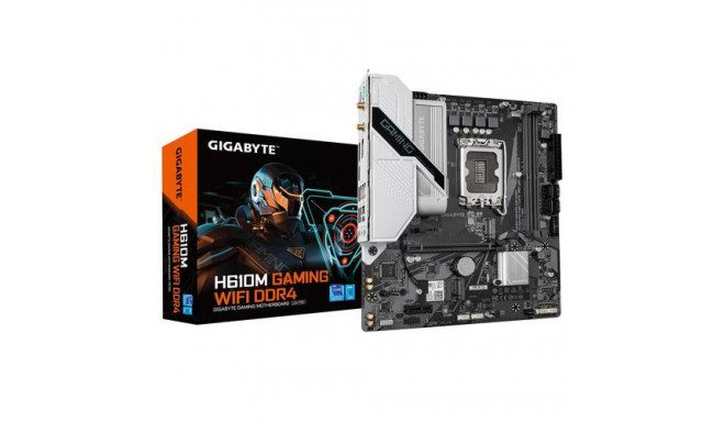 GIGABYTE H610M GAMING WF DDR4 Motherboard - Supports Intel Core 14th CPUs, 6+1+1 Hybrid Digital VRM,