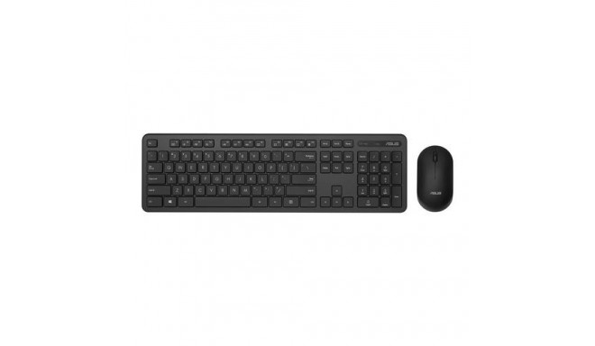 ASUS CW100 keyboard Mouse included Universal RF Wireless QWERTZ German Black