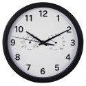 Hama Pure Plus Quartz clock Circle Black