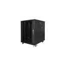 Lanberg FF01-6815-12B rack cabinet 15U Freestanding rack Black