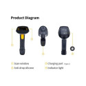 Equip Wireless 1D Laser Barcode Scanner, with Stand