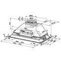 FABER S.p.A. Inka ICH SS A52 Built-in Stainless steel 390 m³/h B
