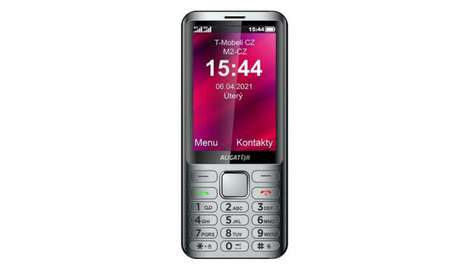 Aligator D950 8.89 cm (3.5&quot;) Silver Senior phone